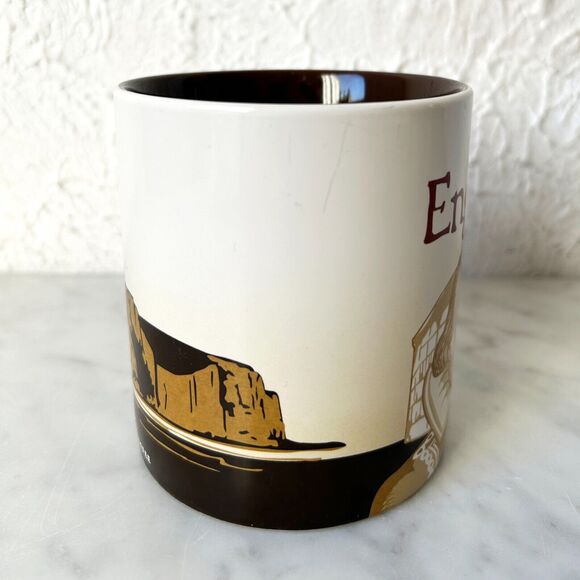 Starbucks England Global Icon Mug - 2014 Starbucks Coffee Cup 16 oz - Picture 4 of 6